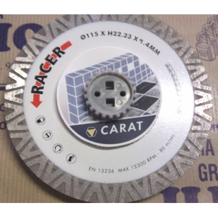 Disco de corte porcelánico de 115 mm -CARAT-