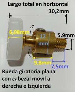 1 Rueda para mamparas 21 mm  PLANA