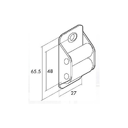 Pasacintas para cinta de 20 mm