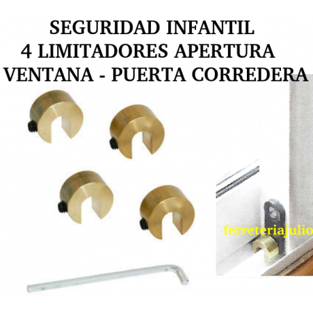 Seguridad infantil para ventanas correderas