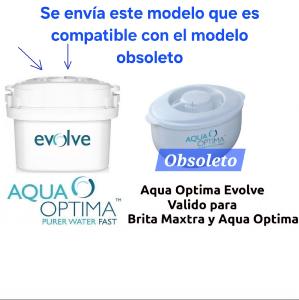 6 Recambios Aqua Optima Evolve para jarra Jata con filtro Aqua Optima