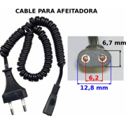 Cable de afeitadora eléctrica