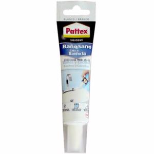 tubo silicona baño sano Pattex blanca