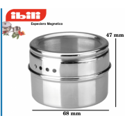 4 Especieros magnéticos con soporte