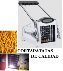 Cortapatatas inoxidable - ABS Cortador de patatas modelo fritex