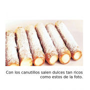 4 moldes de canutillo