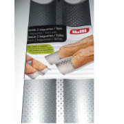 Molde para baguettes y tejas de 2 huecos (incluye recetas)