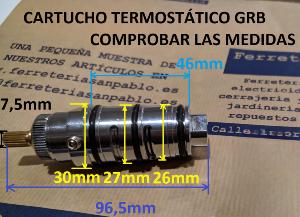 Cartucho termostatico GRB 040102 (repuestos grifo de grobe)