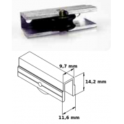 Rueda con rodamientos base aluminio 207 ó CO22