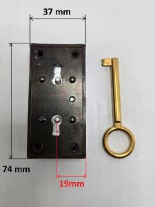 Cierre de puerta de armario para AYPE MARRON CON LLAVE