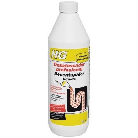 Desatascador de tuberias HG ó MELT blanco 1000ml (VENTA ÚNICAMENTE EN TIENDA FÍSICA)