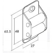 Pasacintas para cinta de 20 mm