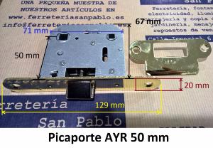 Picaporte 50 mm  marca AYR