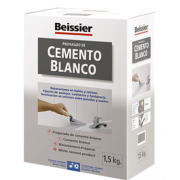 Cemento blanco en polvo