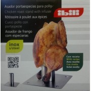 Asador portaespecias para pollo