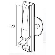 Recogedor de persiana de empotrar para cinta 20 mm