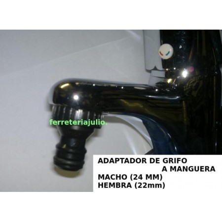 Adaptador grifo de casa a riego