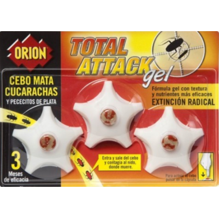 3 Cebos mata cucarachas Orion