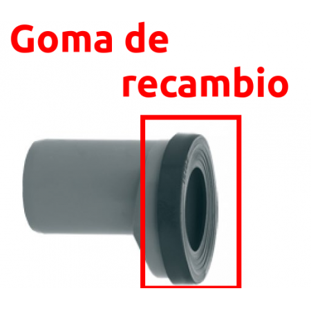 Goma para la salida del W.C.