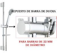 Recambio para barra de ducha de 22 mm Ramon Soler