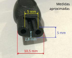 Cable de afeitadora eléctrica con transformador